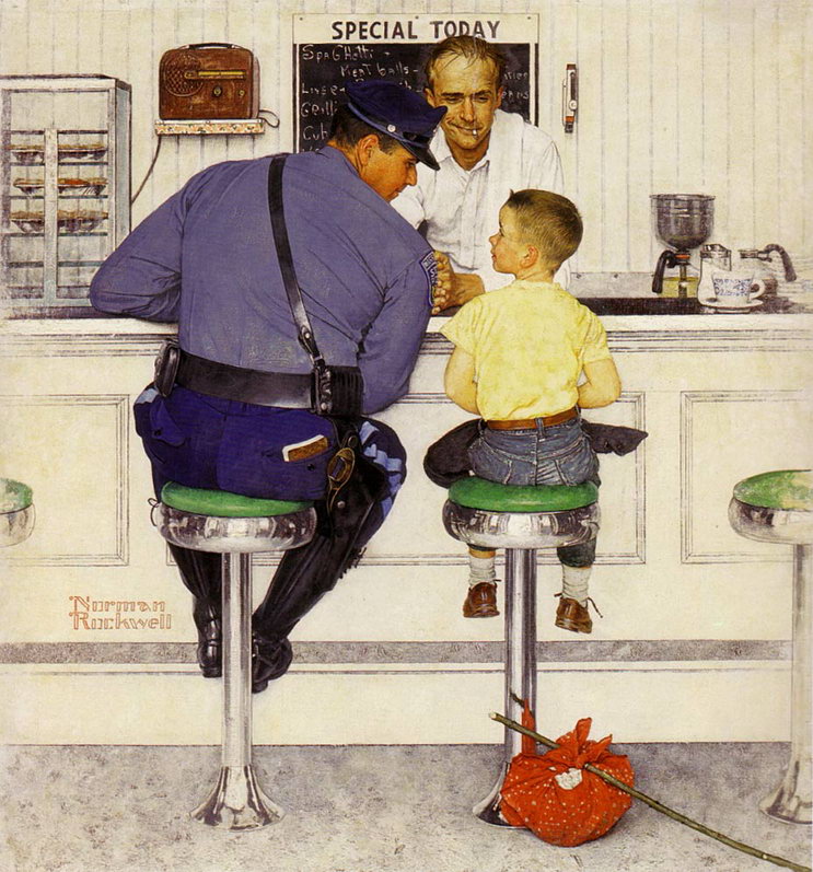 runaway by norman rockwell