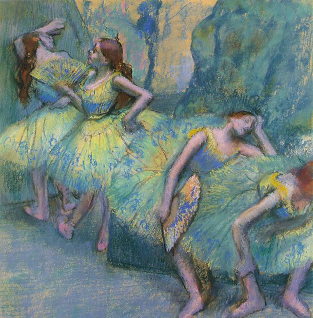 Ballet Dancers in the Wings