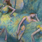 Ballet Dancers in the Wings Thumbnail