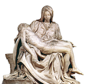 The Pieta is the masterpiece sculpture that was made by Michelangelo