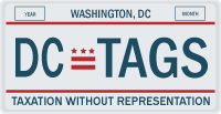 DC license plate