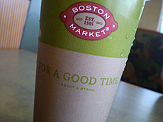 boston market cup